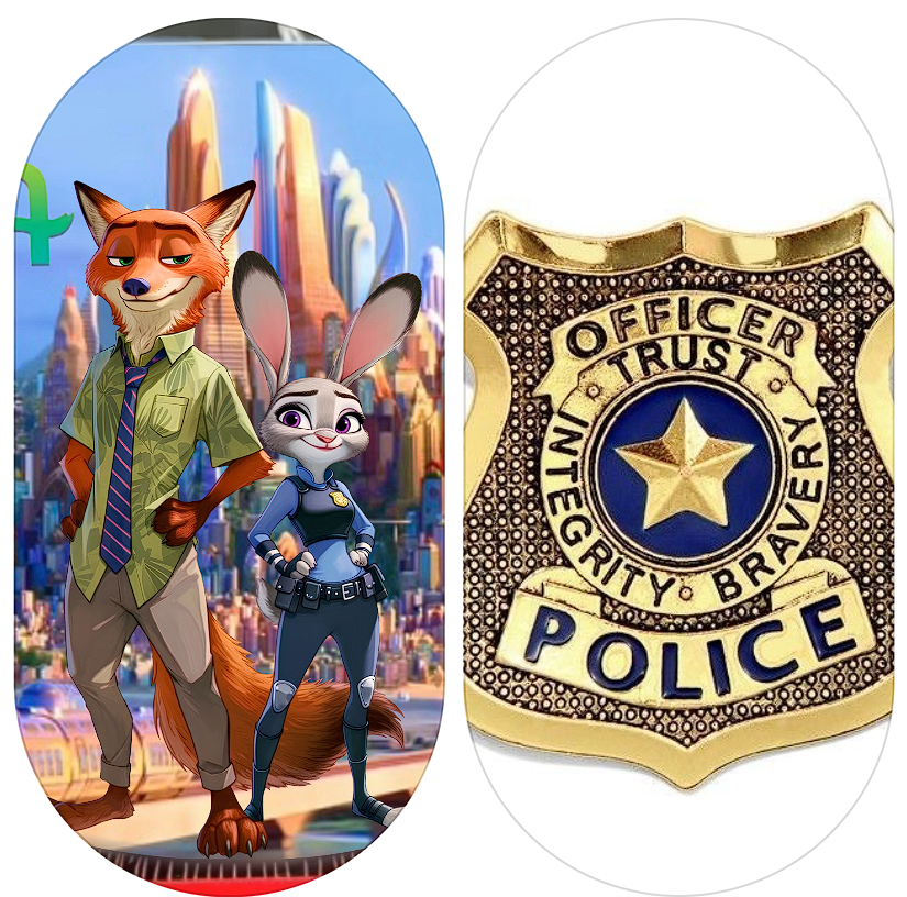 Judy the Bunny and Nick the FoxMagic Thermal Color-Changing Mug